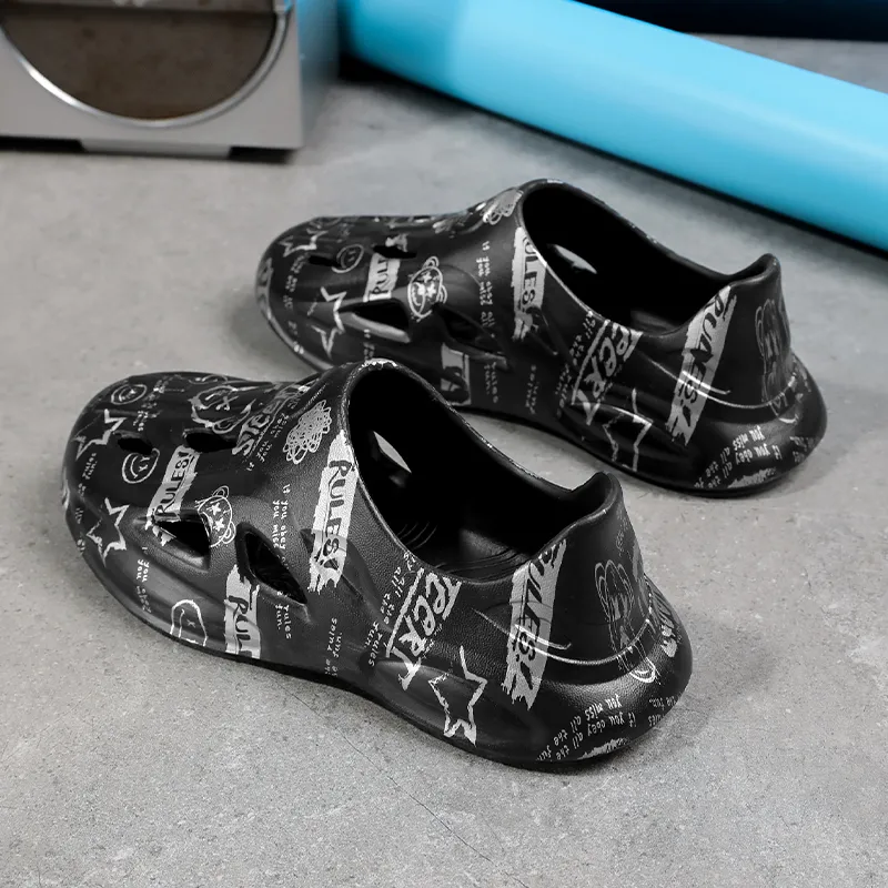 BEAR UNION Closed Toe Slippers Khaki-6