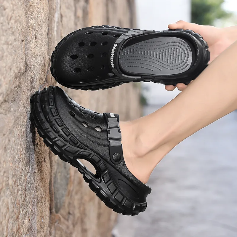 BEAR UNION Home Slippers Black Gray-4