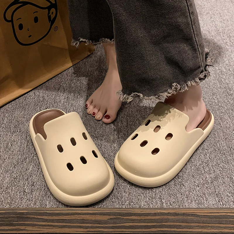 BEAR UNION Home Slippers White Pink-9