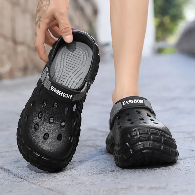 BEAR UNION Home Slippers Black Gray-3