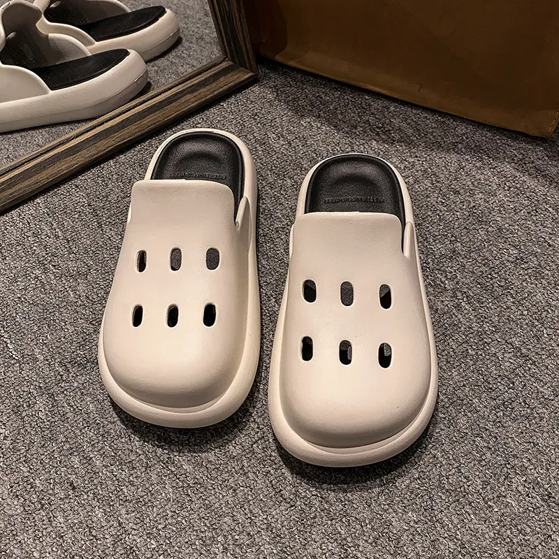 BEAR UNION Home Slippers White Pink-7