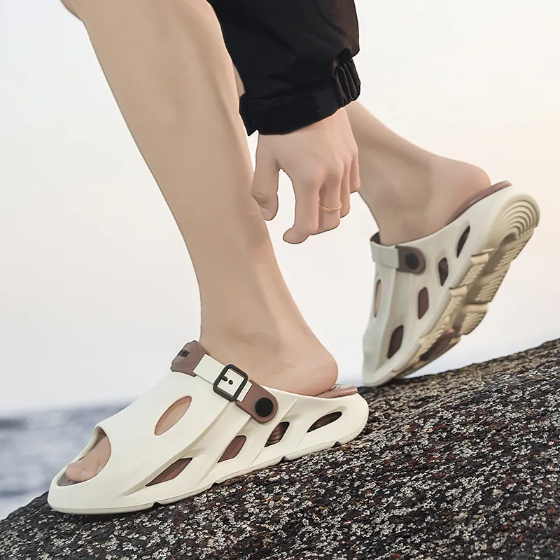 BEAR UNION Home Slippers Beige Brown-4