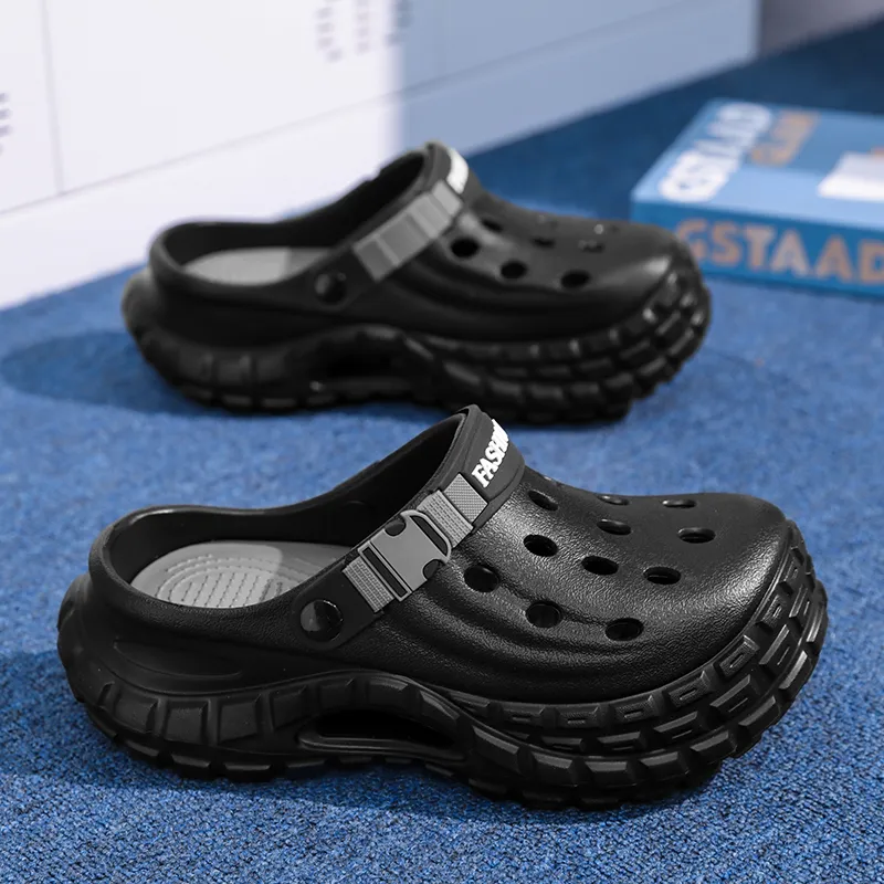 BEAR UNION Home Slippers Black Gray-2