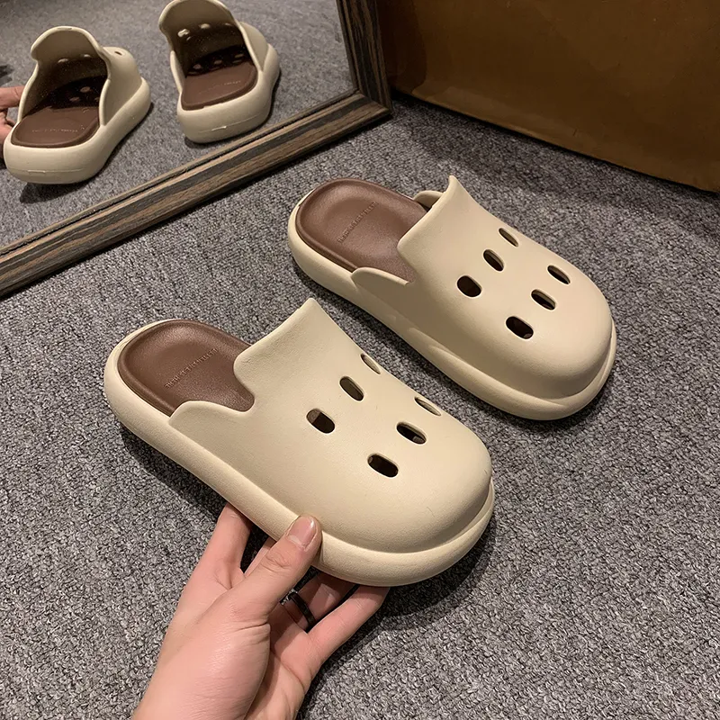 BEAR UNION Home Slippers White Pink-11