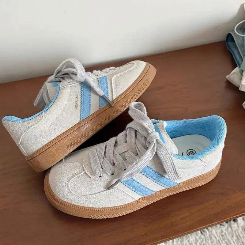 GDXF German Army Trainers Slip Resistant, Abrasion Resistant, Lightweight Low Top Skateboard Shoes Women's-6