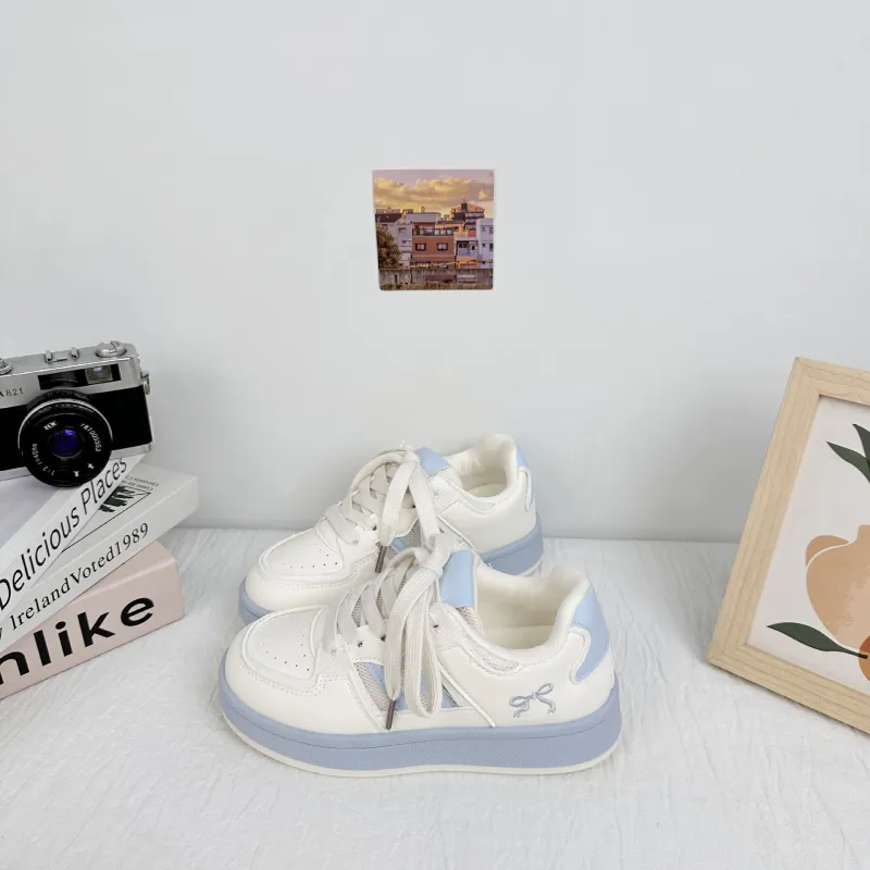 GDXF Skateboard Shoes Women's Low Top Beige Blue/Beige Pink/Beige Yellow/Guava Pink-3