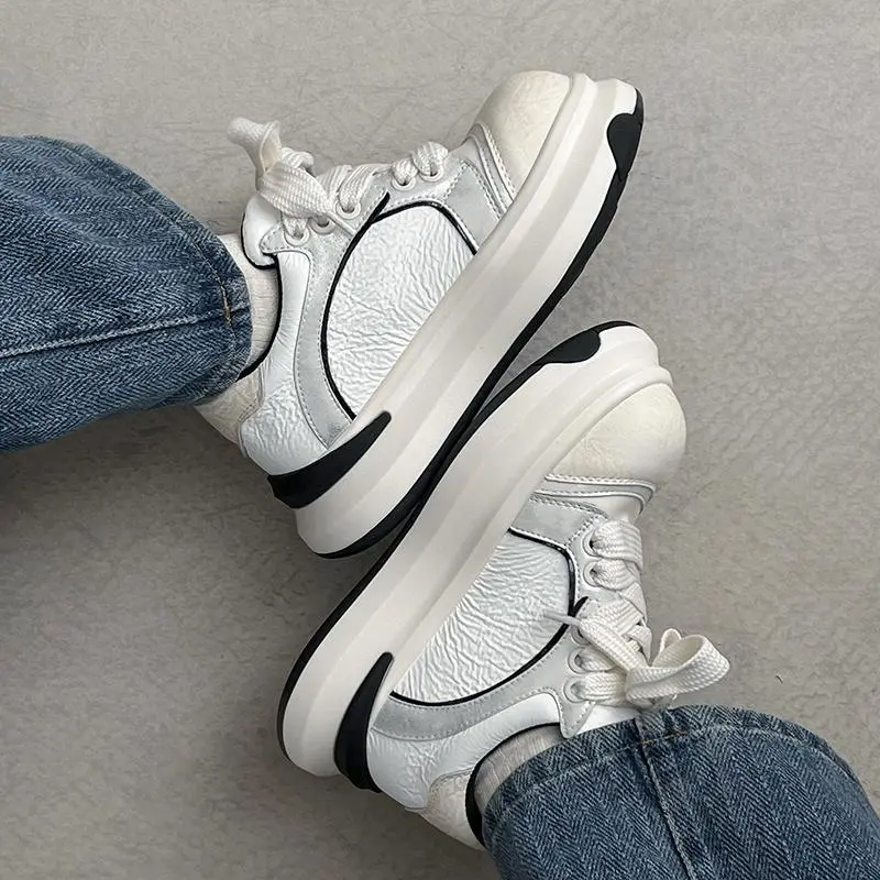 GDXF Slip Resistant Cushioning, Abrasion Resistant, Height Increasing Low Top Skateboard Shoes Women's-5