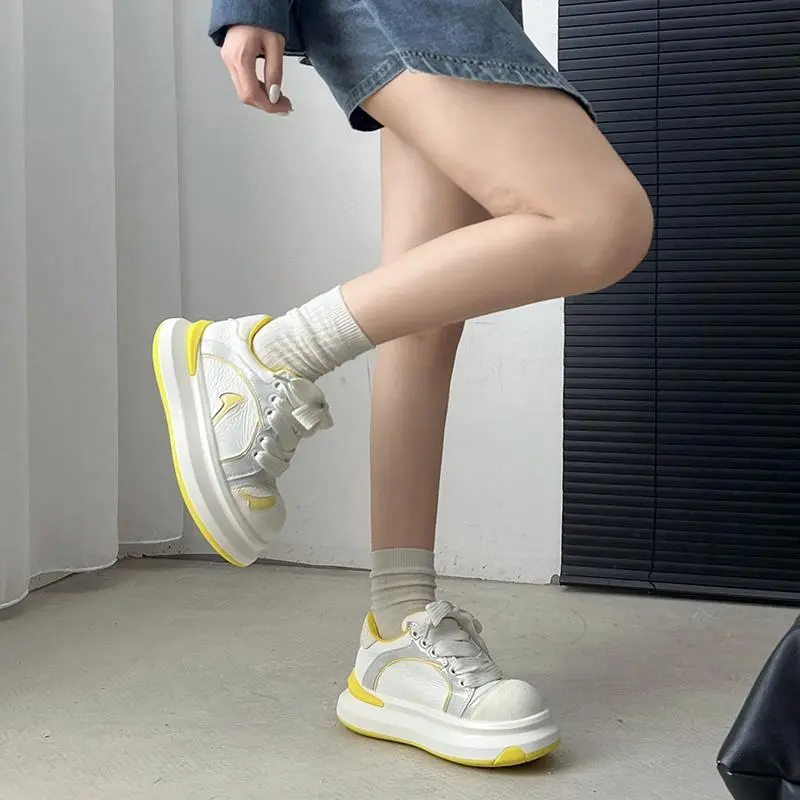 GDXF Slip Resistant Cushioning, Abrasion Resistant, Height Increasing Low Top Skateboard Shoes Women's-10