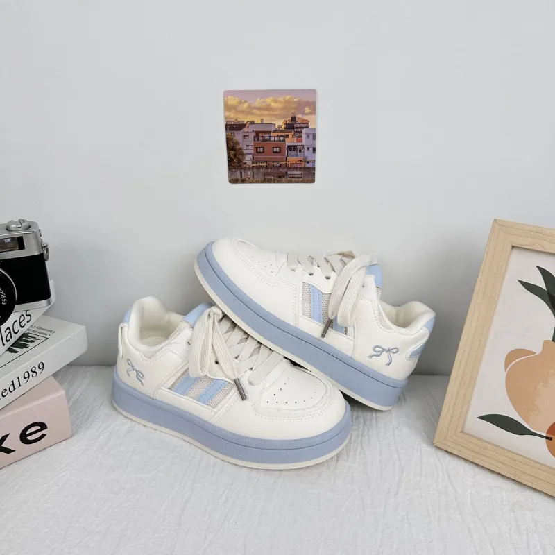 GDXF Skateboard Shoes Women's Low Top Beige Blue/Beige Pink/Beige Yellow/Guava Pink-5