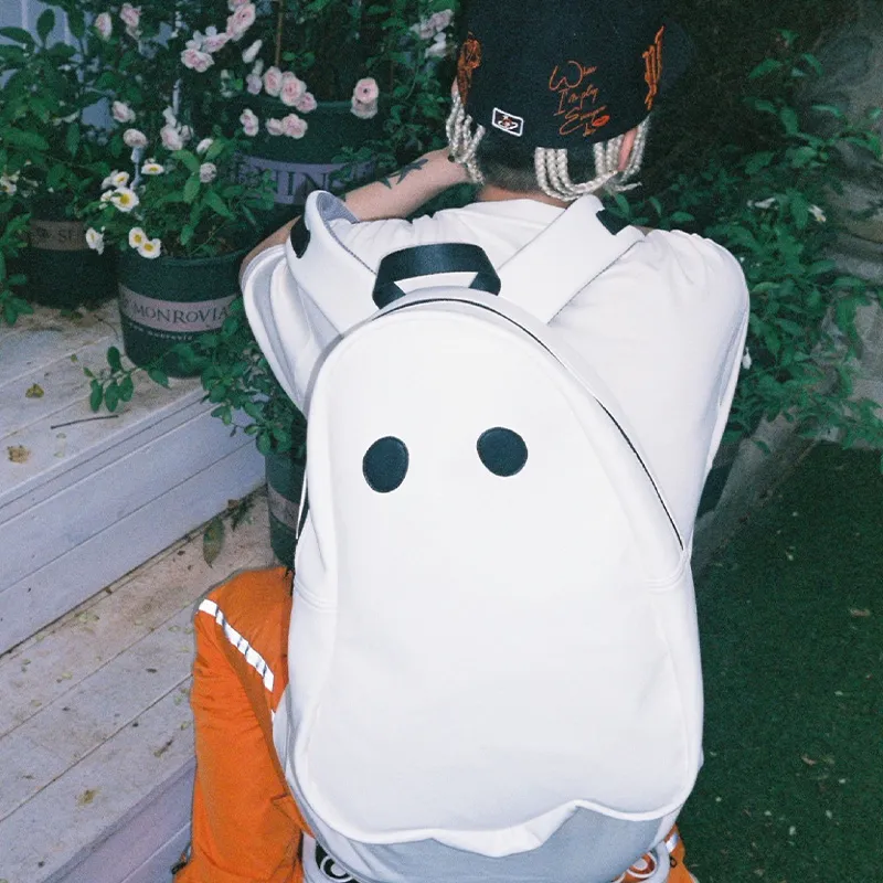 Fun And Cool PU Litchi Grain Backpack Medium Size Unisex-3