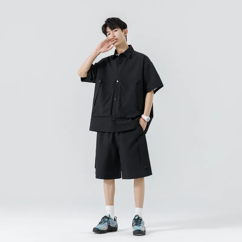 Anyveiw Shirt Matching Set Unisex-5
