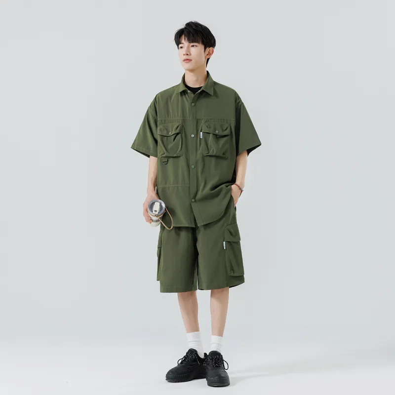 Anyveiw Shirt Matching Set Unisex-13