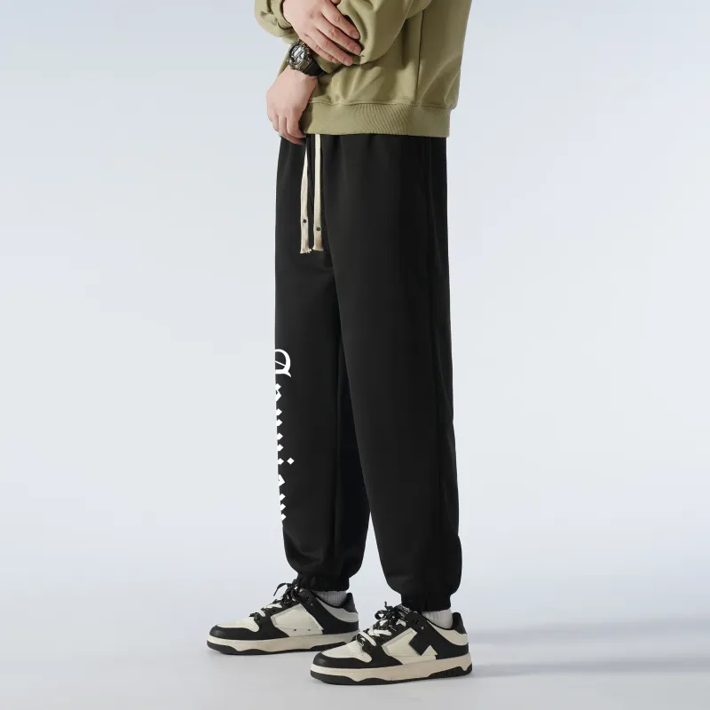 Anyveiw Casual Pants Unisex Black-5