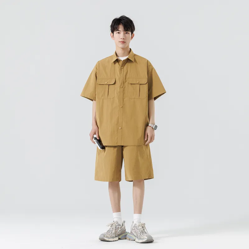 Anyveiw Shirt Matching Set Unisex-17