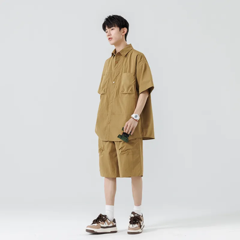 Anyveiw Shirt Matching Set Unisex-12