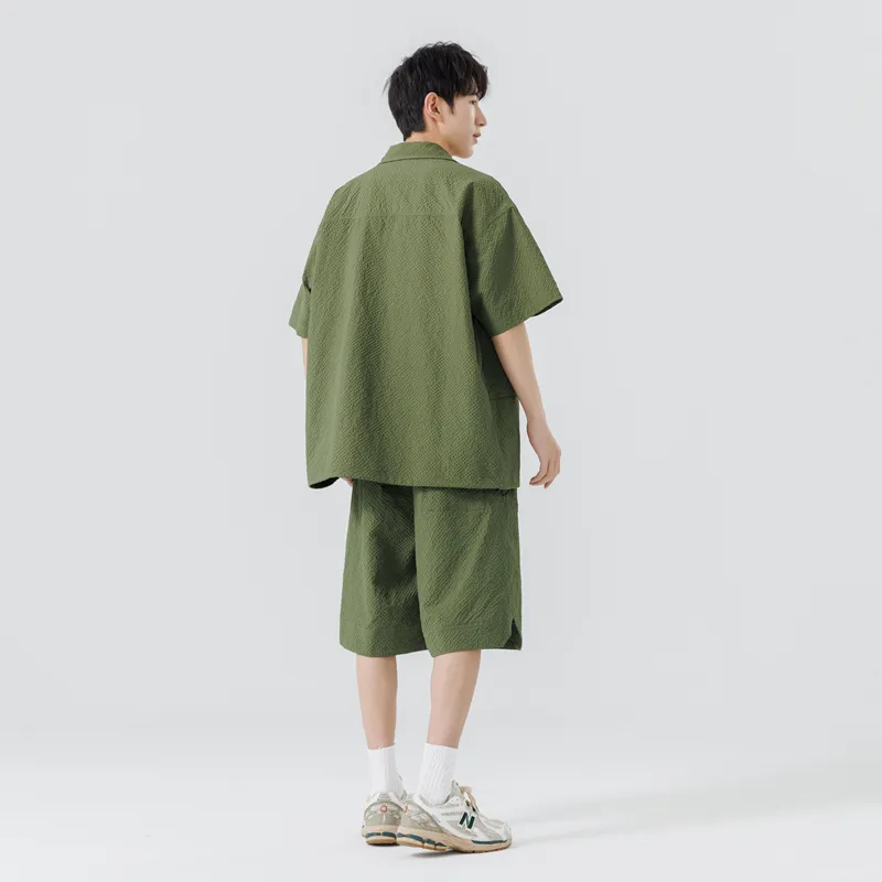 Anyveiw Shirt Matching Set Unisex-13