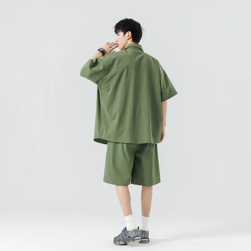 Anyveiw Shirt Matching Set Unisex-13