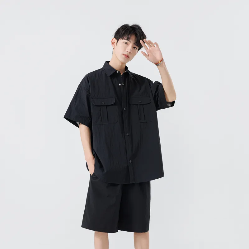 Anyveiw Shirt Matching Set Unisex-5