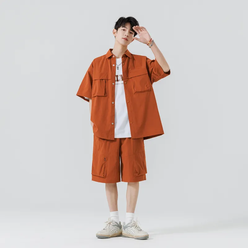 Anyveiw Shirt Matching Set Unisex-19