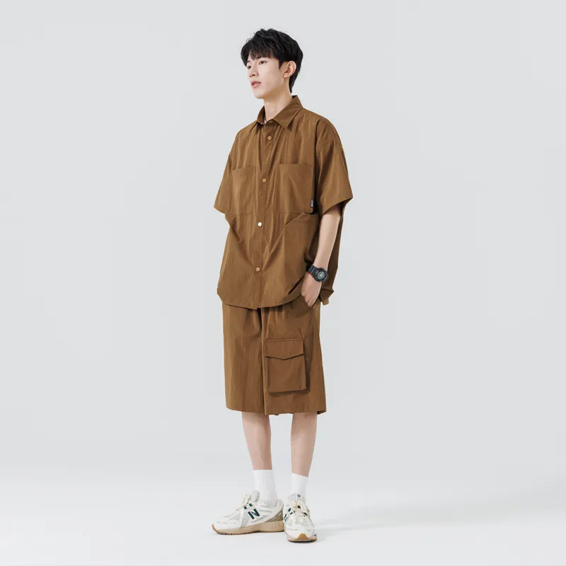 Anyveiw Shirt Matching Set Unisex-17