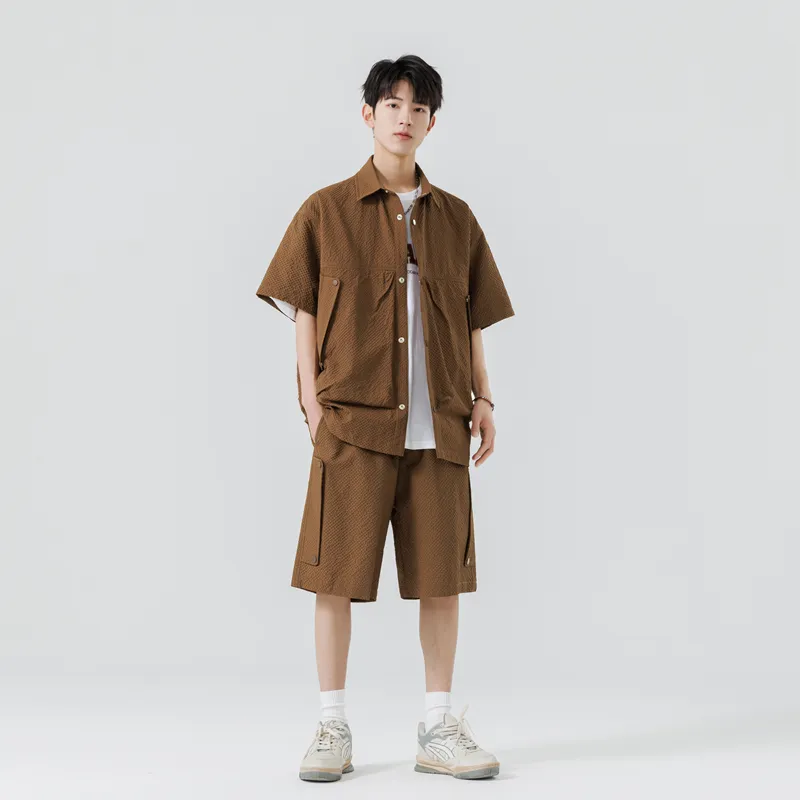Anyveiw Shirt Matching Set Unisex-17