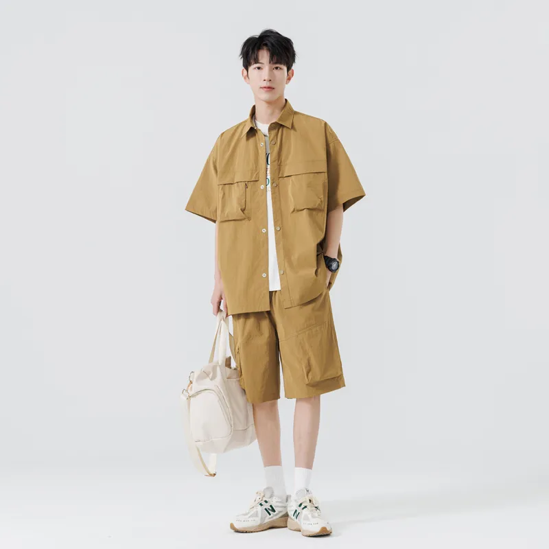 Anyveiw Shirt Matching Set Unisex-13