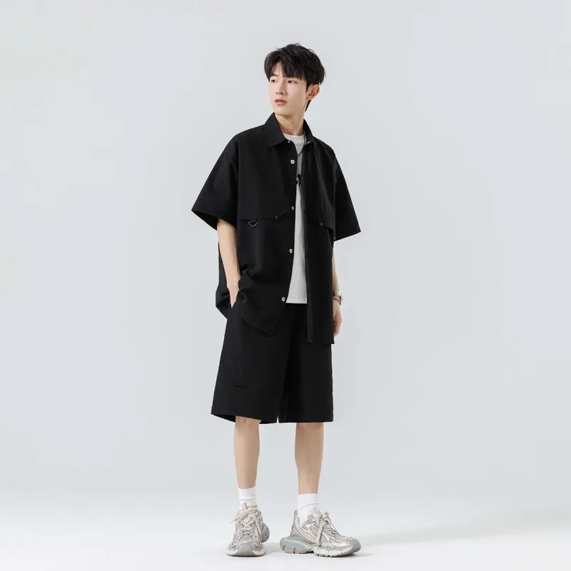 Anyveiw Shirt Matching Set Unisex-5