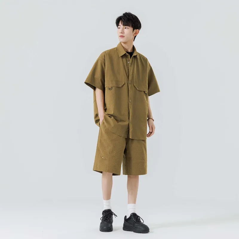 Anyveiw Shirt Matching Set Unisex-19