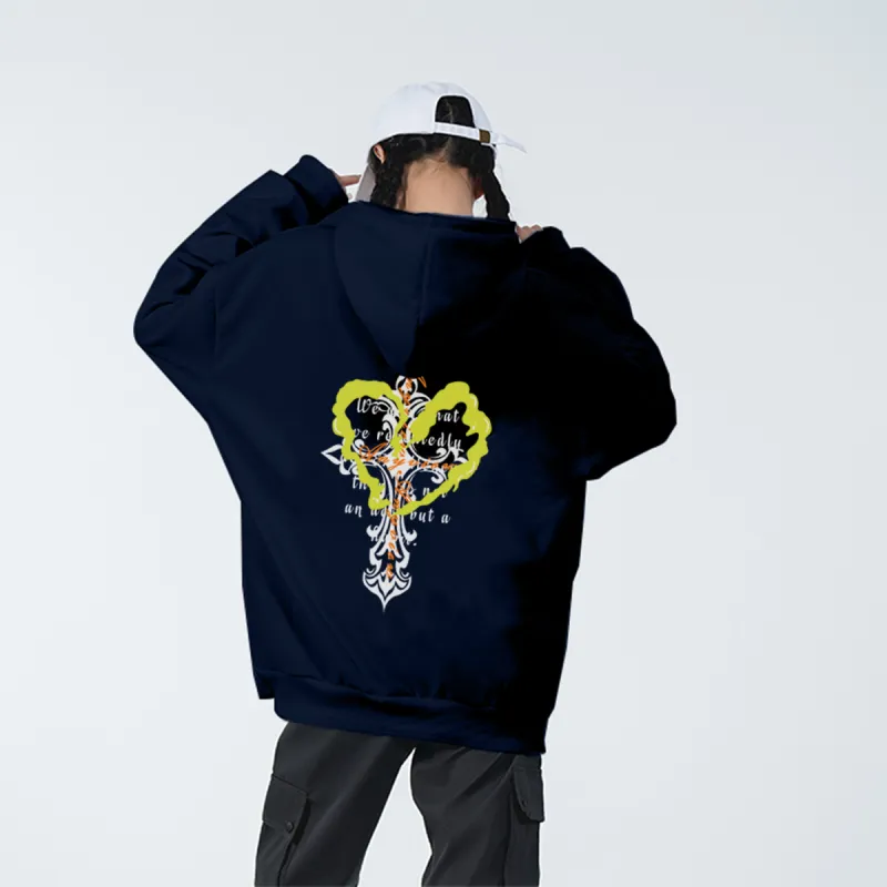 Anyveiw Sweatshirt Unisex Navy Blue-2