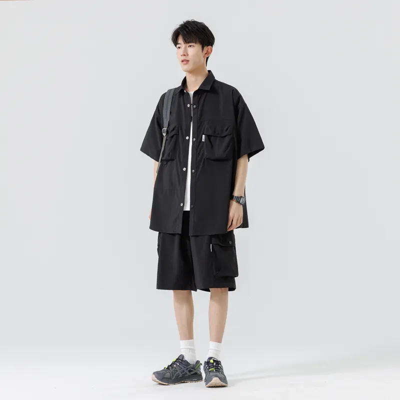 Anyveiw Shirt Matching Set Unisex-3