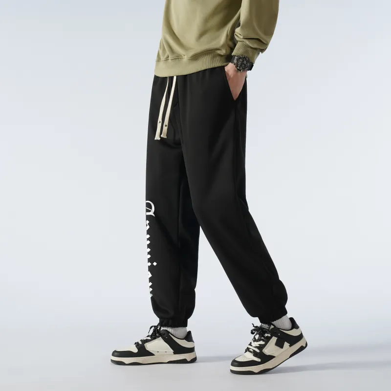 Anyveiw Casual Pants Unisex Black-3