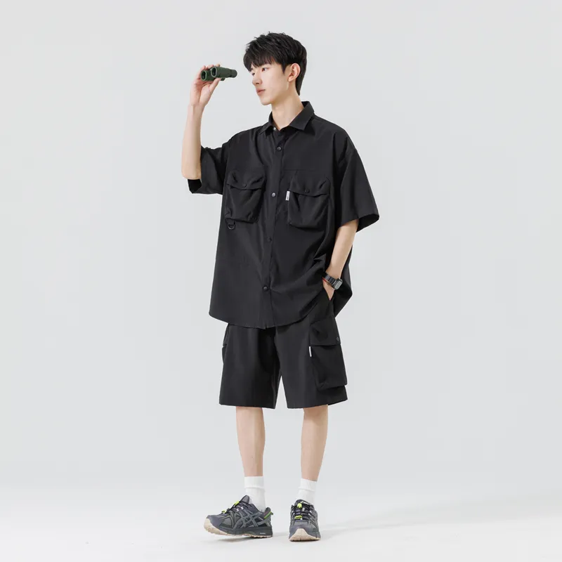 Anyveiw Shirt Matching Set Unisex-5