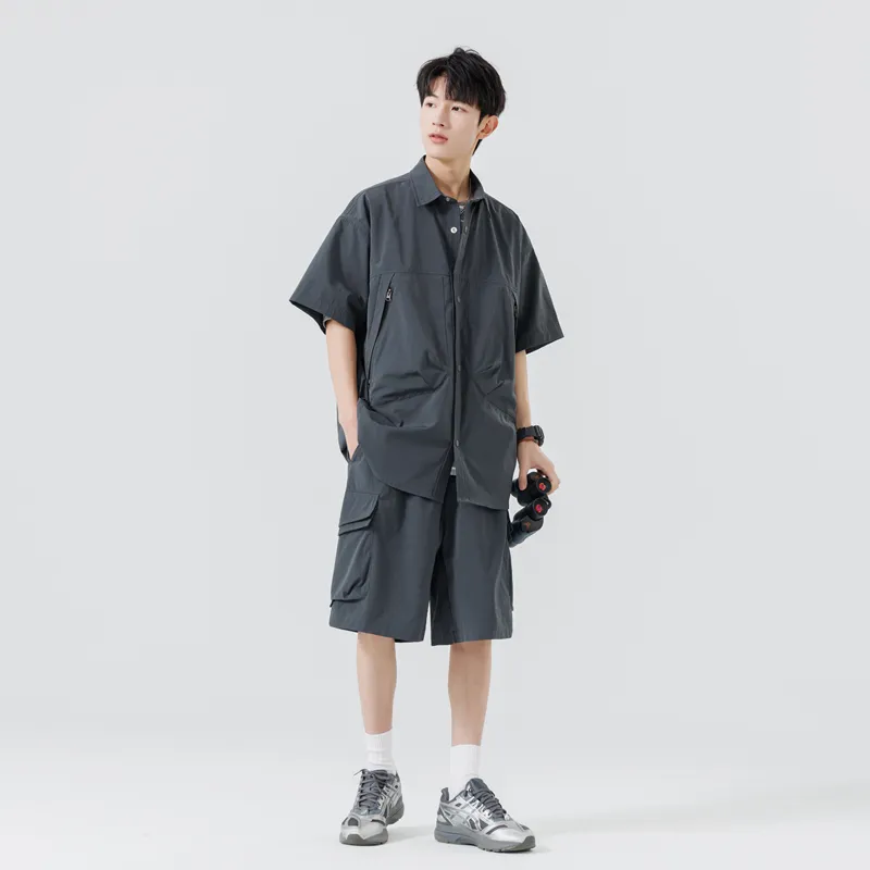 Anyveiw Shirt Matching Set Unisex-19