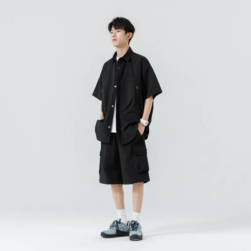 Anyveiw Shirt Matching Set Unisex-4
