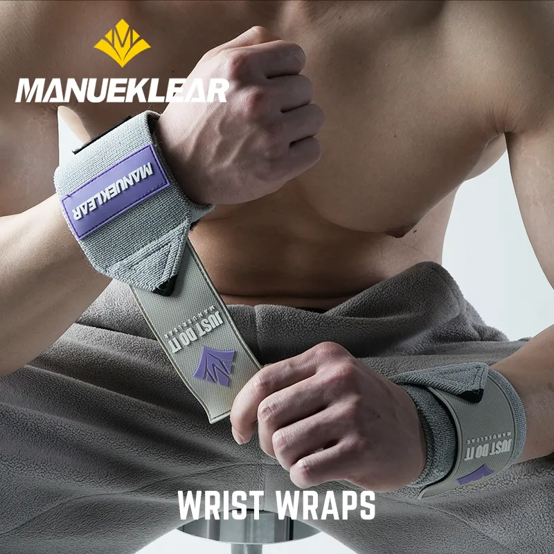 MANUEKLEAR Professional Fitness Bicep And Tricep Wrist Straps With Wrist Support Protective Rehabilitation Compression-6