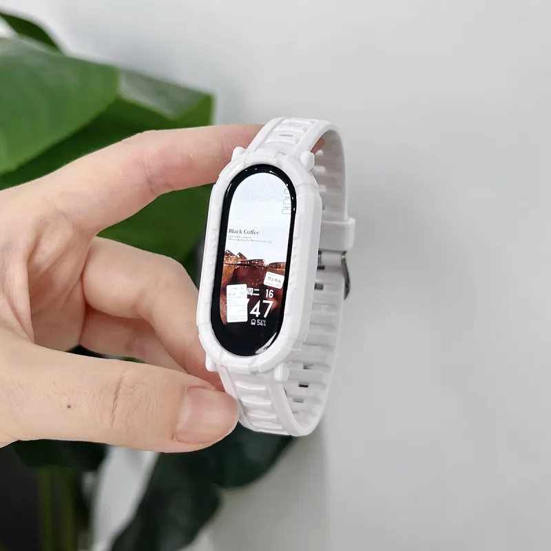 Yu Qing Xiaomi Mi Band 9/8/7 All NFC Edition 6543 Smart Band Silicone Wristband Watch Bands 245mm Unisex-5