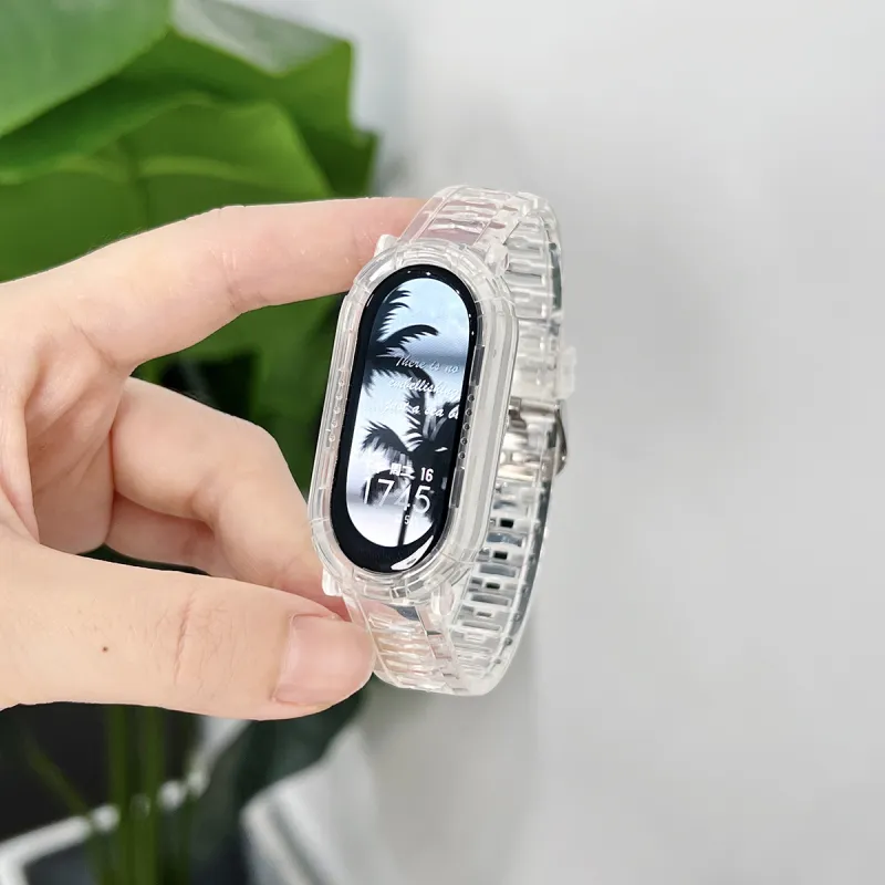 Yu Qing Xiaomi Mi Band 9/8/7 All NFC Edition 6543 Smart Band Silicone Wristband Watch Bands 245mm Unisex-1