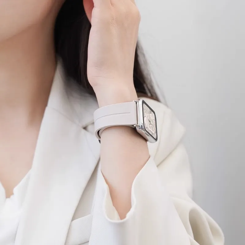 Yu Qing Compatibility Xiaomi Smart Band 9 Pro/8 Pro Strap 7 Pro Smart Band Accessories Watch Bands 22cm Unisex-4