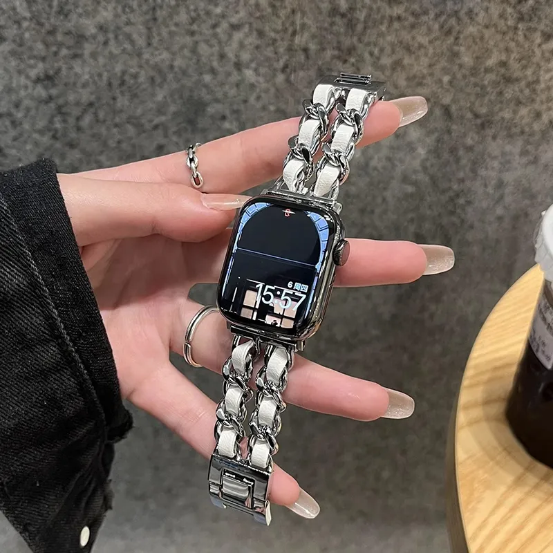 Yu Qing Apple Compatibility Watch Band 165mm Stainless Steel Material-1