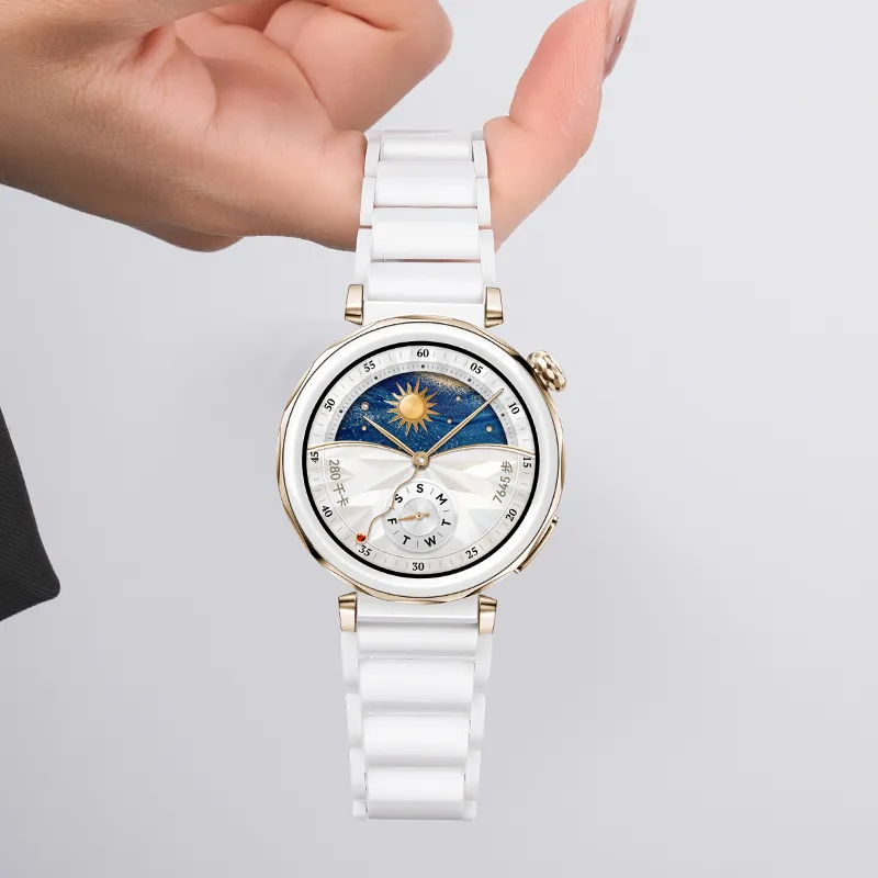 Yu Qing Huawei Compatibility Watch Band 12.5 20cm Ceramic Material-1