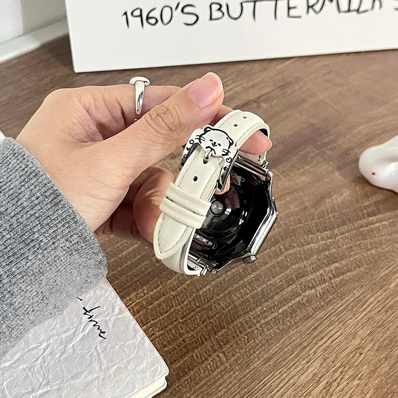 Yu Qing Watch Band OPPO OnePlus Compatibility 12.5 21cm Leather-6