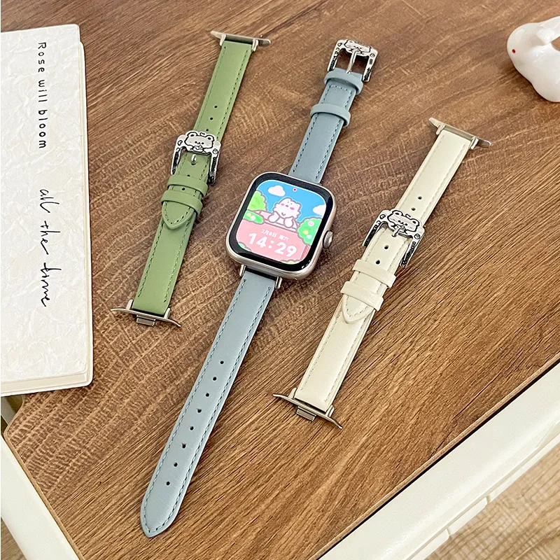 Yu Qing Watch Band Vivoiqoo Compatibility 12.5 21cm Leather-2