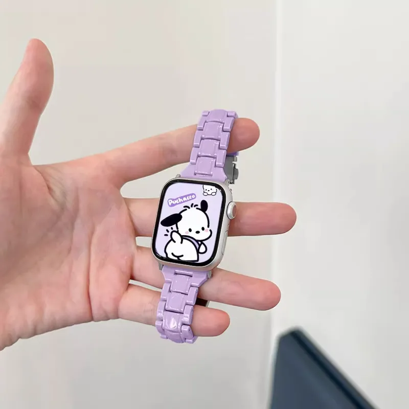 Yu Qing Compatible Apple Watch Series 9 Strap IWatch Apple S87SE Smart Watch Wristband Accessories 165mm Unisex-9