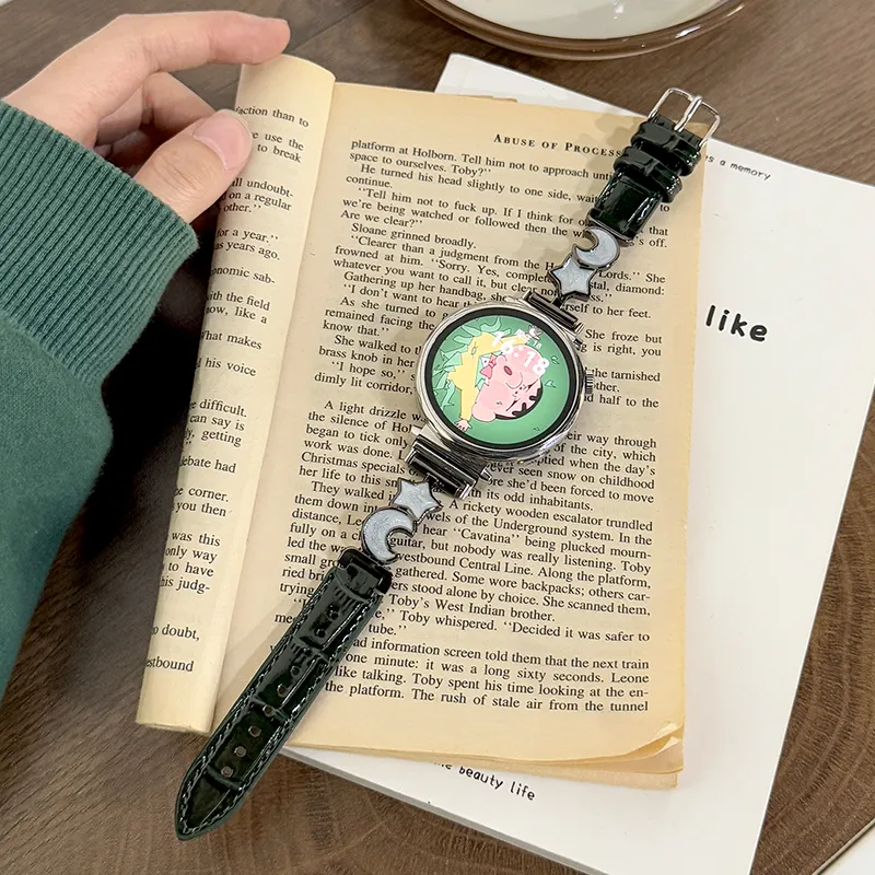 Yu Qing Stars Moon Collection Huawei Compatibility Watch Band 190mm Leather-5