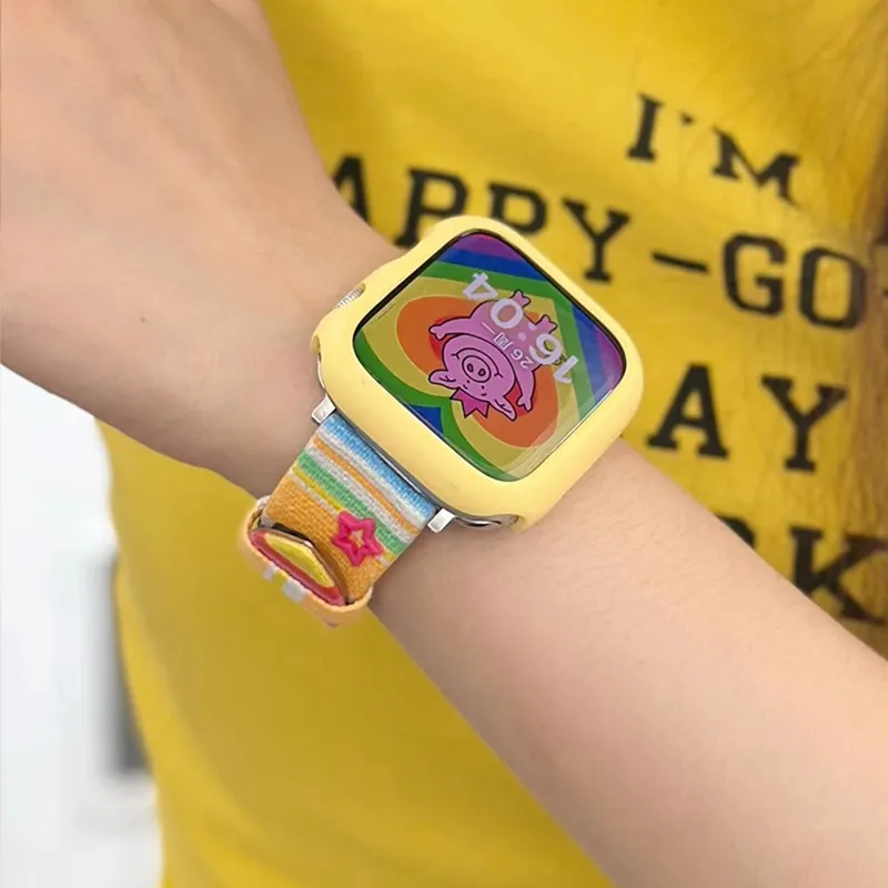 Yu Qing Apple Compatibility Watch Band Canvas Material-1