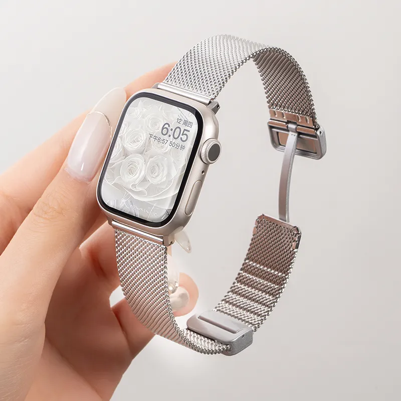 Yu Qing Apple Compatibility Watch Band 41mm Metal-3