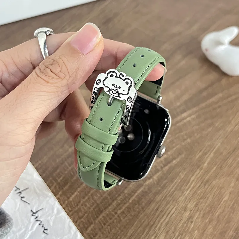 Yu Qing Watch Band Vivoiqoo Compatibility 12.5 21cm Leather-4
