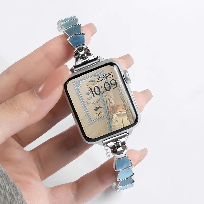 Yu Qing Apple Compatibility Watch Band Stainless Steel Material-8