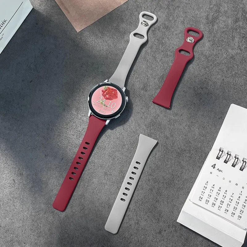 Yu Qing Watch Band Huawei Compatibility Silicone Material-12