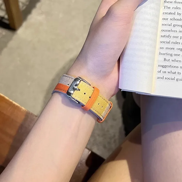 Yu Qing Apple Compatibility Watch Band Canvas Material-1
